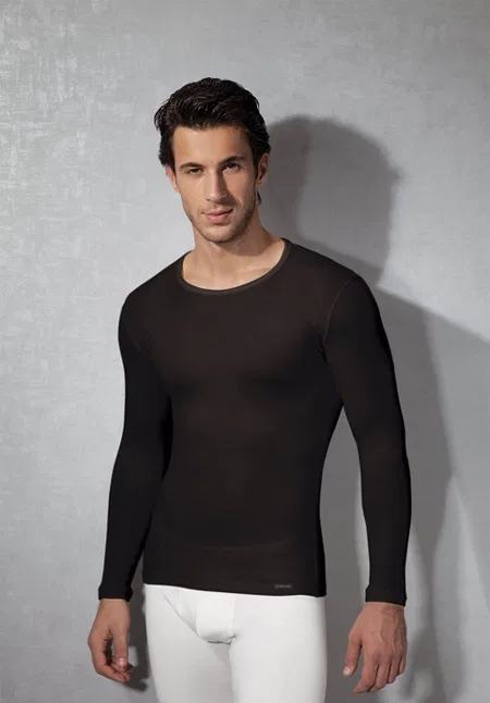Fırçalı İç Yüzey Nem Transferi Erkek Termal Üst Doreanse 2965