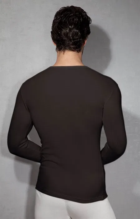 Fırçalı İç Yüzey Nem Transferi Erkek Termal Üst Doreanse 2965 - 2