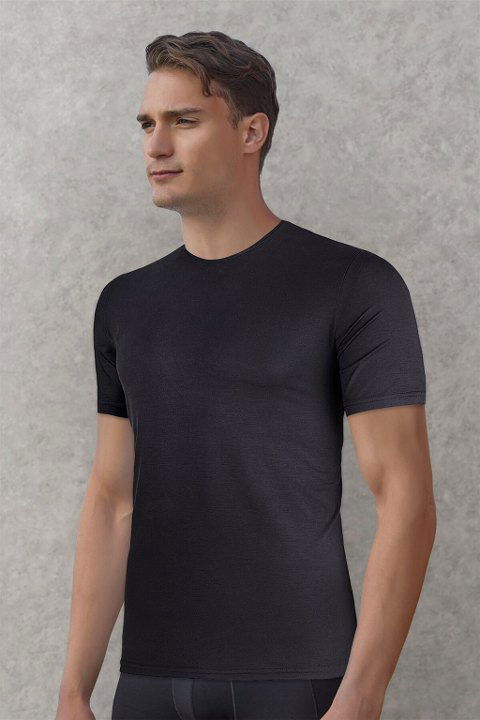 Micromodal Elastan Kısa Kol T-Shirt Doreanse 2566