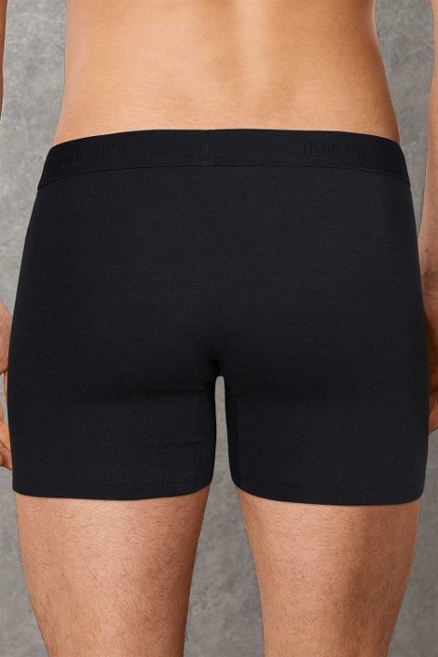 Fırçalı İç Yüzey Normal Paça Termal Boxer Doreanse 1905 - Siyah
