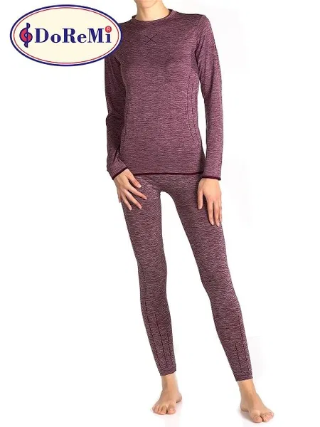 DoReMi Bayan Termal Sport & Home Wear - Bordo