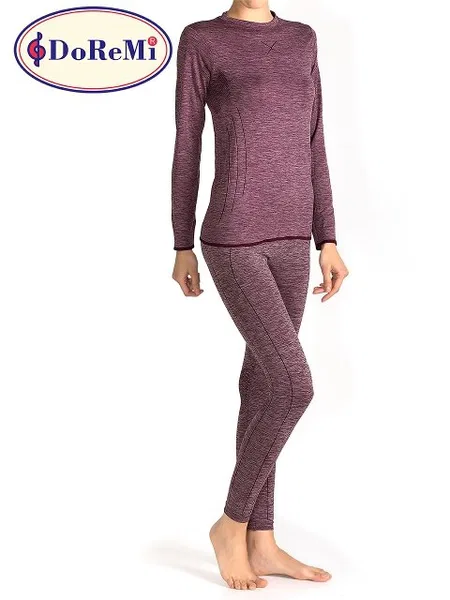 DoReMi Bayan Termal Sport & Home Wear - Bordo