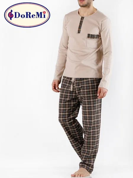 DoReMi Brave Bryan Erkek Pijama Takımı - A.Kahve
