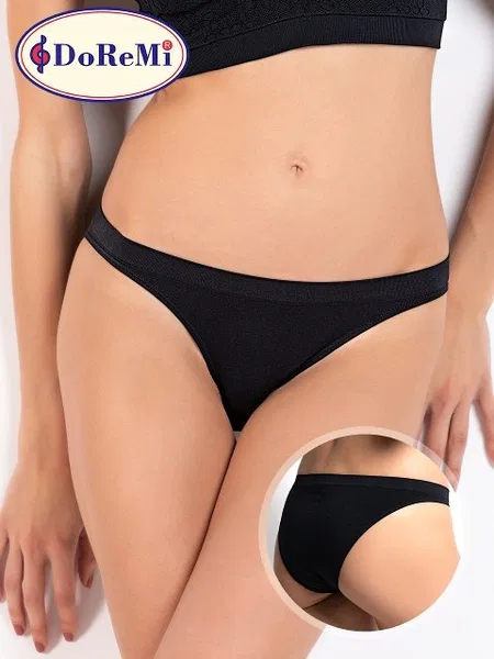 DoReMi Juli Dikişsiz Slip Külot - Siyah