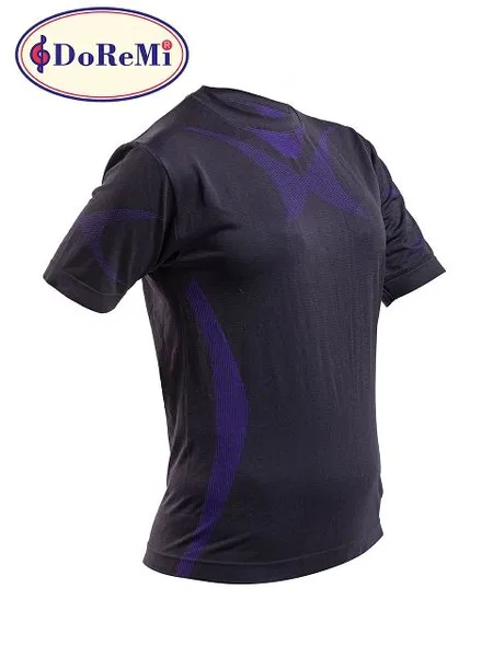 DoReMi Seamless Bayan Tişört - Siyah