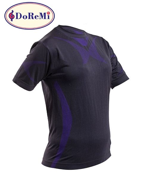 DoReMi Seamless Bayan Tişört - Siyah