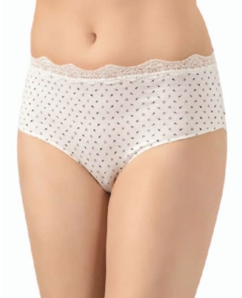 Modal Dantelli Yüksek Bel Külot  Öztaş 2812 - Asorti