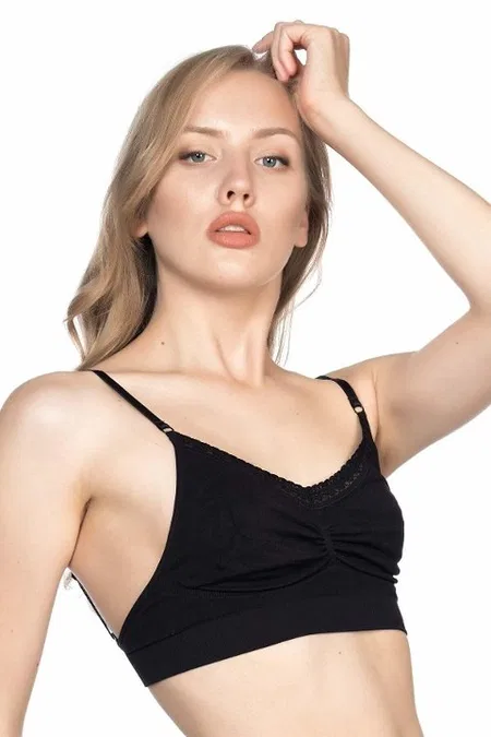 Agraflı Toparlayıcı Dikişsiz Sütyen Emay 4035 - 2