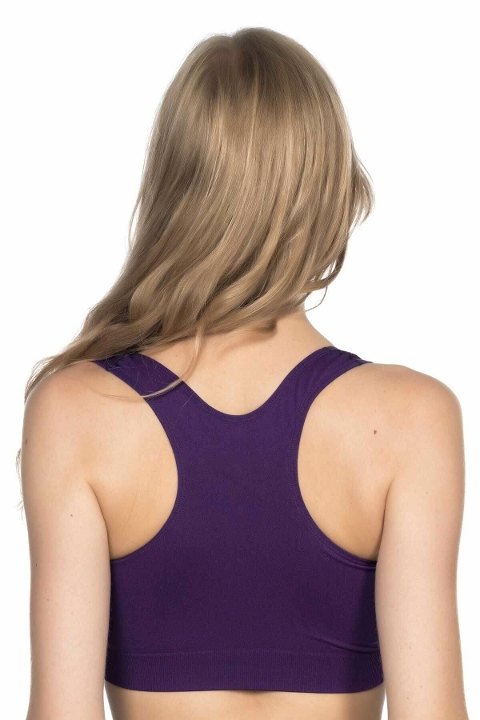 Dikişsiz Sporcu Büstiyer Emay 4001 - Mor