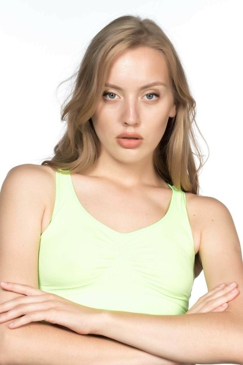 Dikişsiz Sporcu Büstiyer Emay 4001 - Yeşil