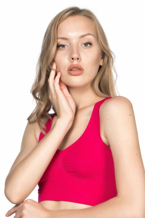 Dikişsiz Sporcu Büstiyer Emay 4001 - Mürdüm