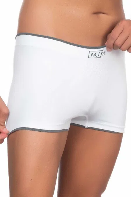 Esnek Bel Lastiği ve Modal Kumaşlı Boxer Emay 2103 - Beyaz