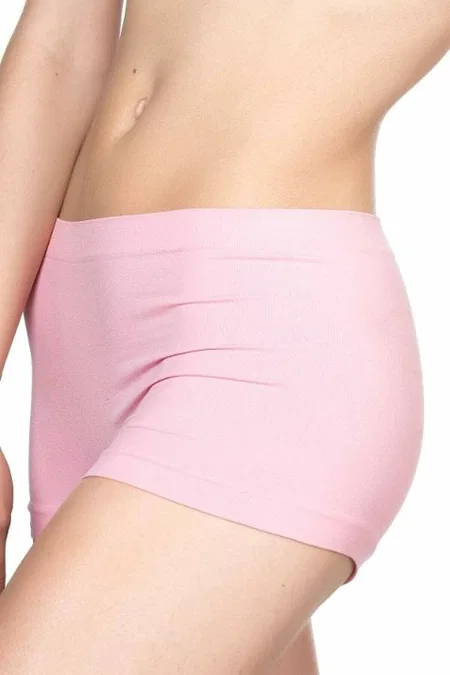 Dikişsiz Yapı ve Kompresyon Özellikli Boxer Korse Emay 3000 - Pembe