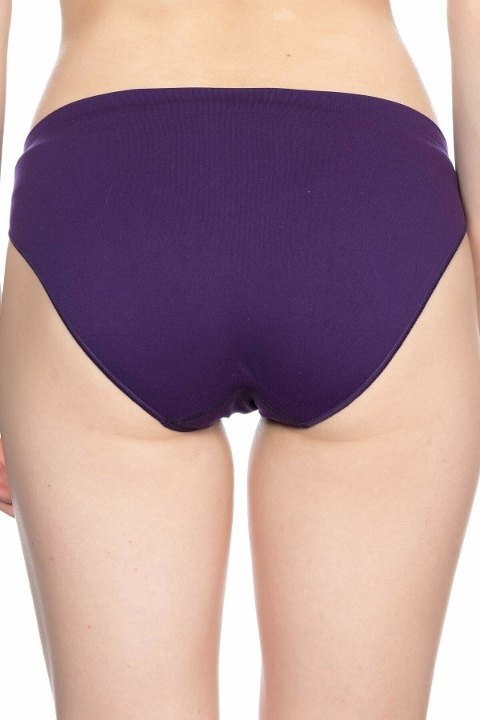 Dikişsiz Yüksek Bel Slip Korse Emay 3001 - Mor