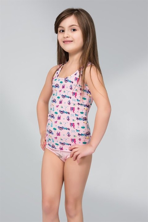 Namaldı Kalın Askılı Pamuklu Kız Çocuk Atlet Namaldı 492 - Görsel 2