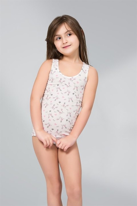 Namaldı Kalın Askılı Pamuklu Kız Çocuk Atlet Namaldı 492 - Görsel 4