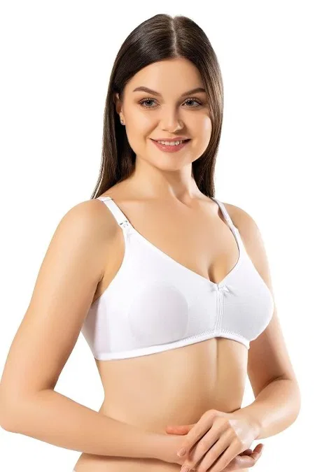 Pamuklu Astar Emzirme Sütyeni Miss Modinn 8020 - Beyaz