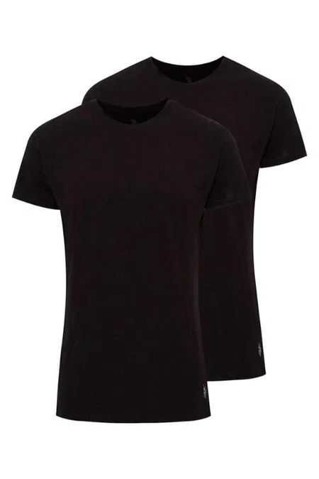 Pamuklu Esnek Kısa Kol Atlet Erkek Us. POLO Assn. 80197 - Siyah