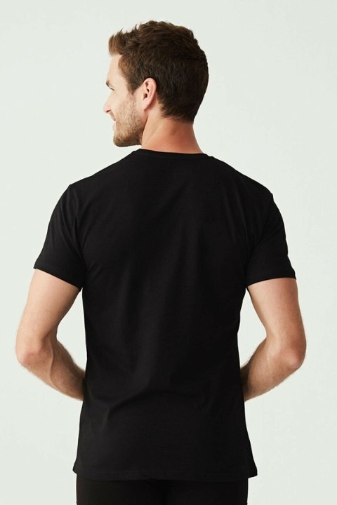 Pamuklu Esnek Kısa Kol Atlet Erkek Us. POLO Assn. 80197 - Siyah