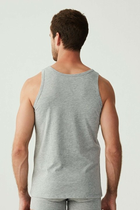 Pamuklu Ribana Askılı Erkek Atlet Us. POLO Assn. 80189 - Gri