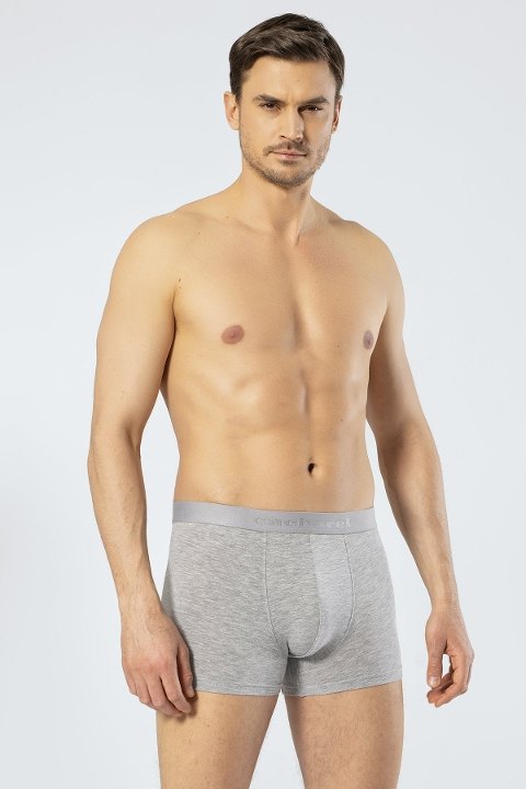 Esnek Bel Lastiği Modal Erkek Boxer Cacharel 1405 - Gri