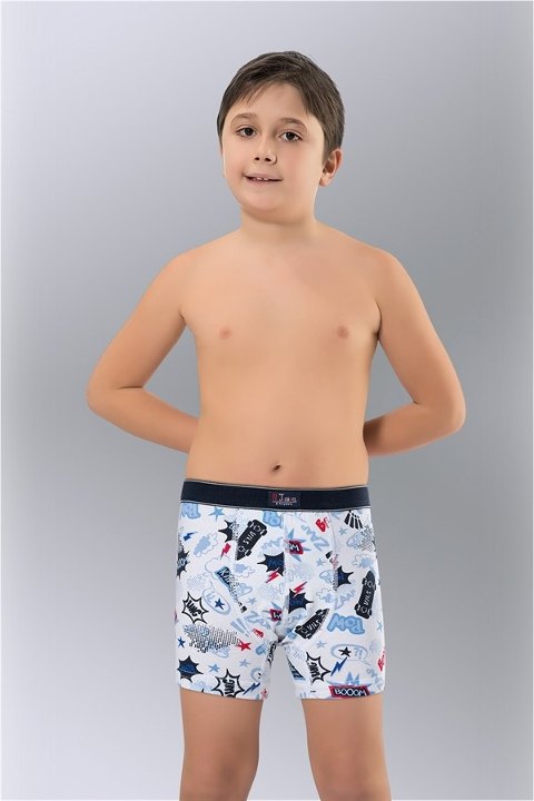 Namaldı Pamuklu Desenli Boxer Erkek Çocuk Namaldı 320 - Görsel 4