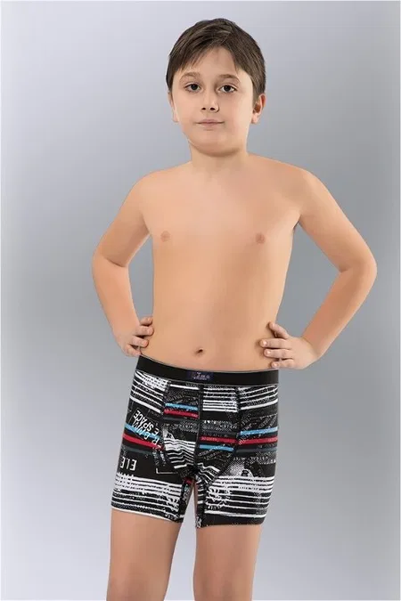 Namaldı Pamuklu Desenli Boxer Erkek Çocuk Namaldı 320 - Görsel 5