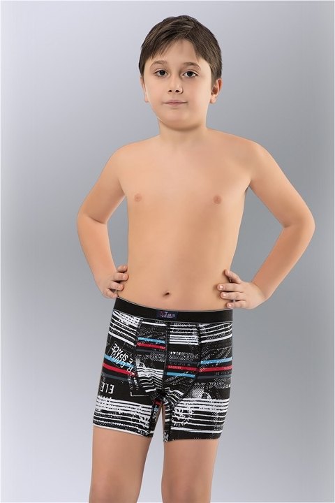 Namaldı Pamuklu Desenli Boxer Erkek Çocuk Namaldı 320 - Görsel 5