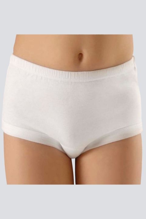 %100 Pamuk Yumuşak Lastikli Erkek Çocuk Slip 305 - Beyaz