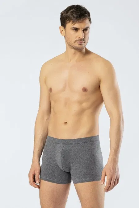Pamuklu Esnek Bel Boxer Cacharel 1335 - Antrasit