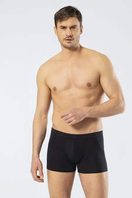Likralı Esnek Bel Boxer Cacharel 1335 - Siyah