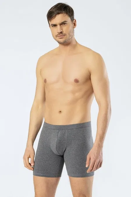 Likralı Uzun Boxer Esnek Bel Lastiği Cacharel 1336 - Antrasit
