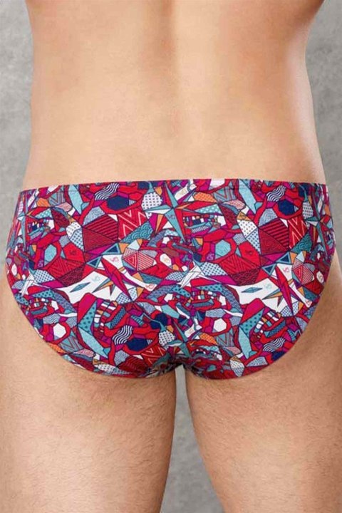 Modal Pamuk Elastan Çok Renkli Baskılı Külot Slip Doreanse 1243 - Punk Kafa