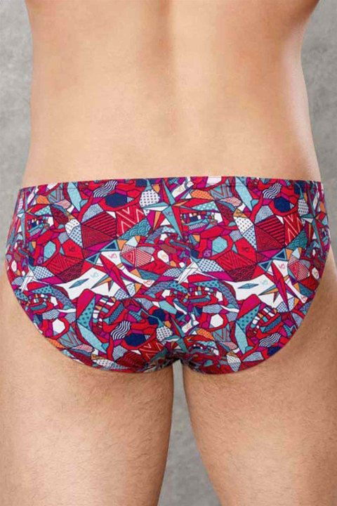 Modal Pamuk Elastan Çok Renkli Baskılı Külot Slip Doreanse 1243 - 2