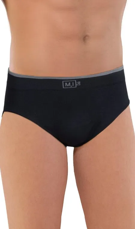 Pamuklu Lastikli Erkek Slip Emay 2109 - Siyah