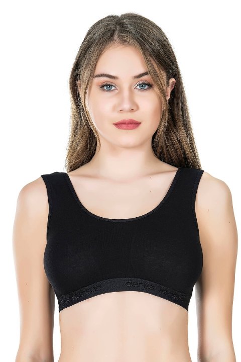 Hafif Kompresyon Geniş Askılı Sporcu Sütyen Derya Kurşun 524