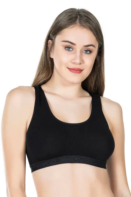 Geniş Askılı Pedli Sporcu Body Sütyen Derya 525 - Siyah
