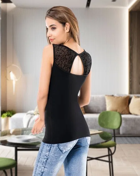 Gögüs Dekolteli Tek Parça Body Derya Kurşun 134 - Siyah