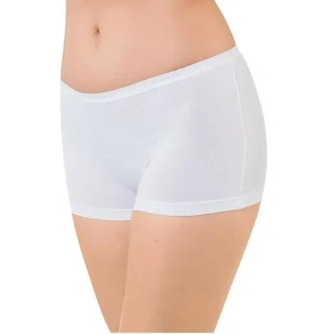 Modal Likralı Uzun Paça Kadın Boxer İMER 1100 - Beyaz