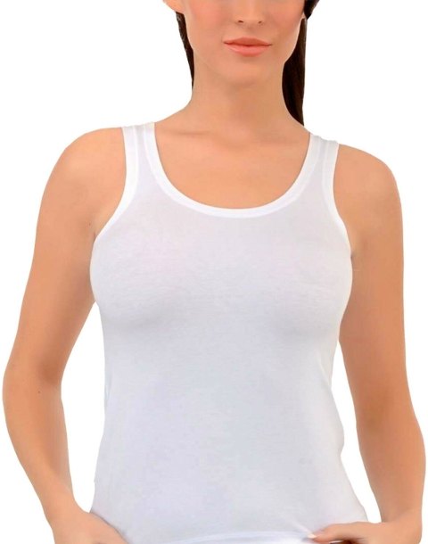 Esnek Pamuklu Atlet Kadın İMER 1233 - Beyaz