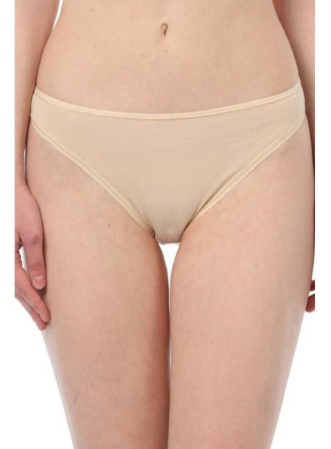 Pamuklu Dikişli Slip Külot İMER 125 - Ten