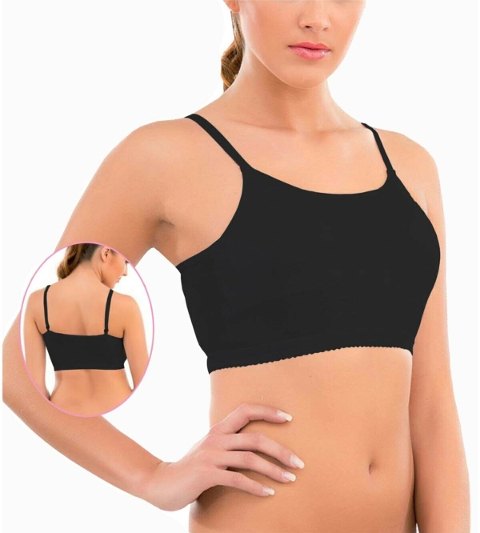 Balensiz Dantel Detaylı Büstiyer İMER 1258 - Siyah