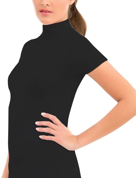 Tek Parça Kesim Boğazlı Kısa Kol Modal Body İMER 1262 - 2