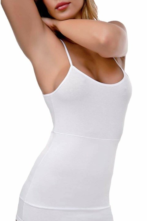 Pamuklu Korse Atlet Dikişsiz Kadın İMER 1356