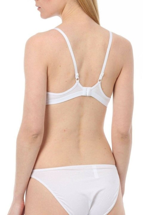 Dantel Detaylı Çapraz Modal Sütyen İMER 2211 - Beyaz