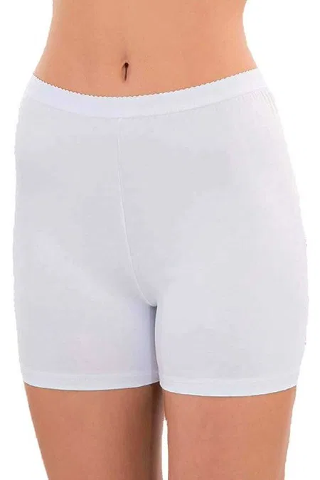 Yüksek Bel Pamuk Modal Likralı Kısa Tayt İMER 4336