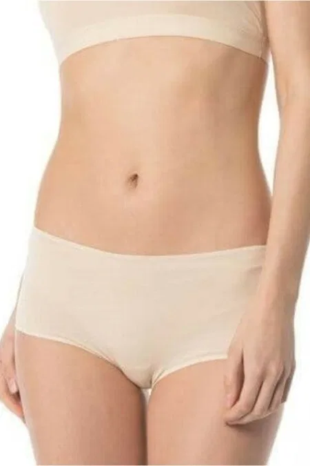 İz Yapmayan Lazer Kesim Modal Slip Külot İMER 5015 - Ten