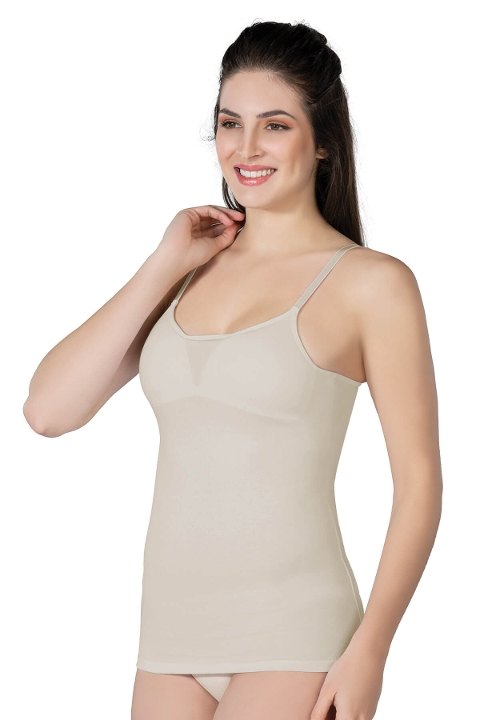 Pamuklu İnce Askılı Atlet Emay 1412 - Ten