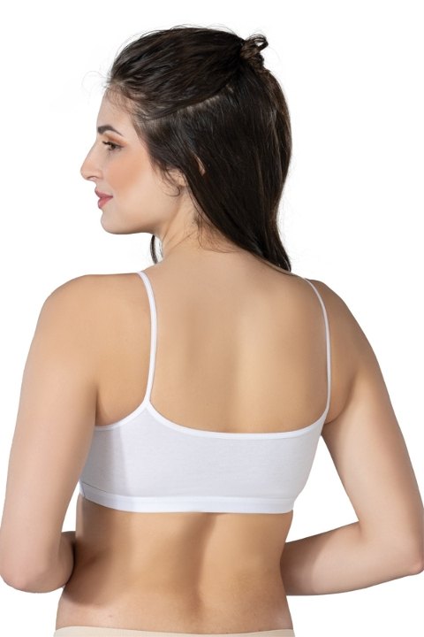 İnce Askılı Pedli Büstiyer Emay 1425 - Beyaz