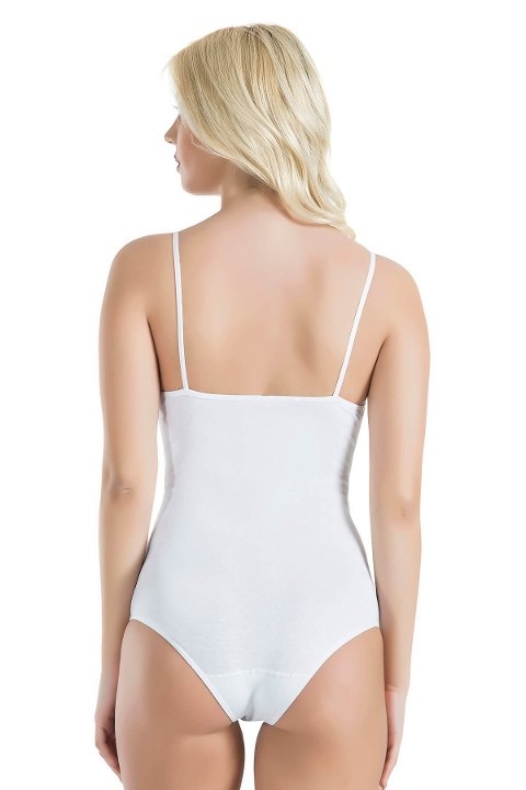 Dantel Detaylı İp Askılı Body Derya Kurşun 334 - 2